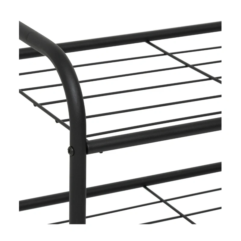 Zwart metalen schoenenrek 12 paar Five®