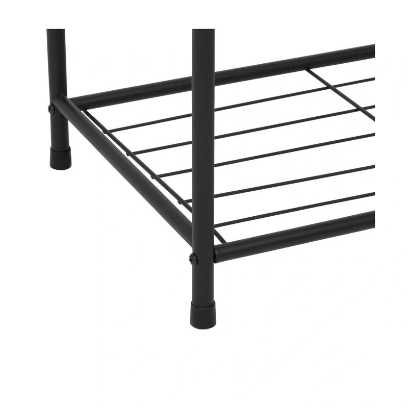Zwart metalen schoenenrek 6 paar Five®