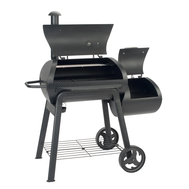 Landmann BBQ / Smoker Vinson 200 - Holzkohlegrill - Grillfläche 70,5 x 39,5 cm