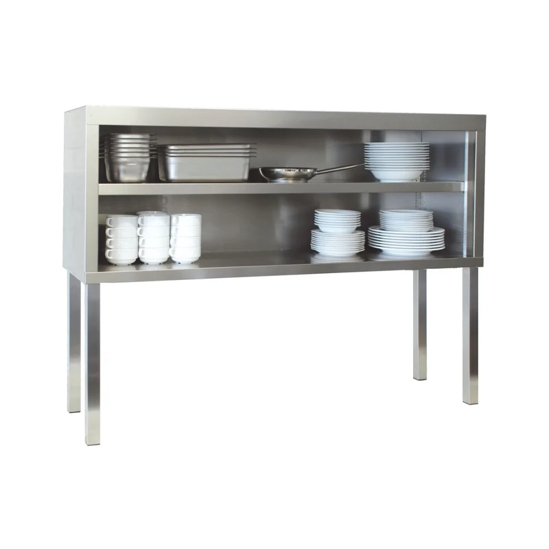 Tischaufsatzschrank offen, Bautiefe 400 mm – 1500x400x1150 mm