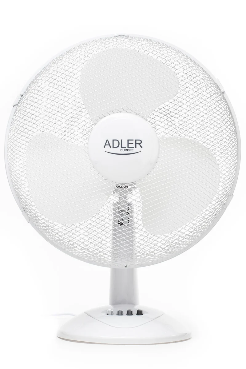 Adler AD 7304 Schreibtischventilator D40cm weiß, 90W