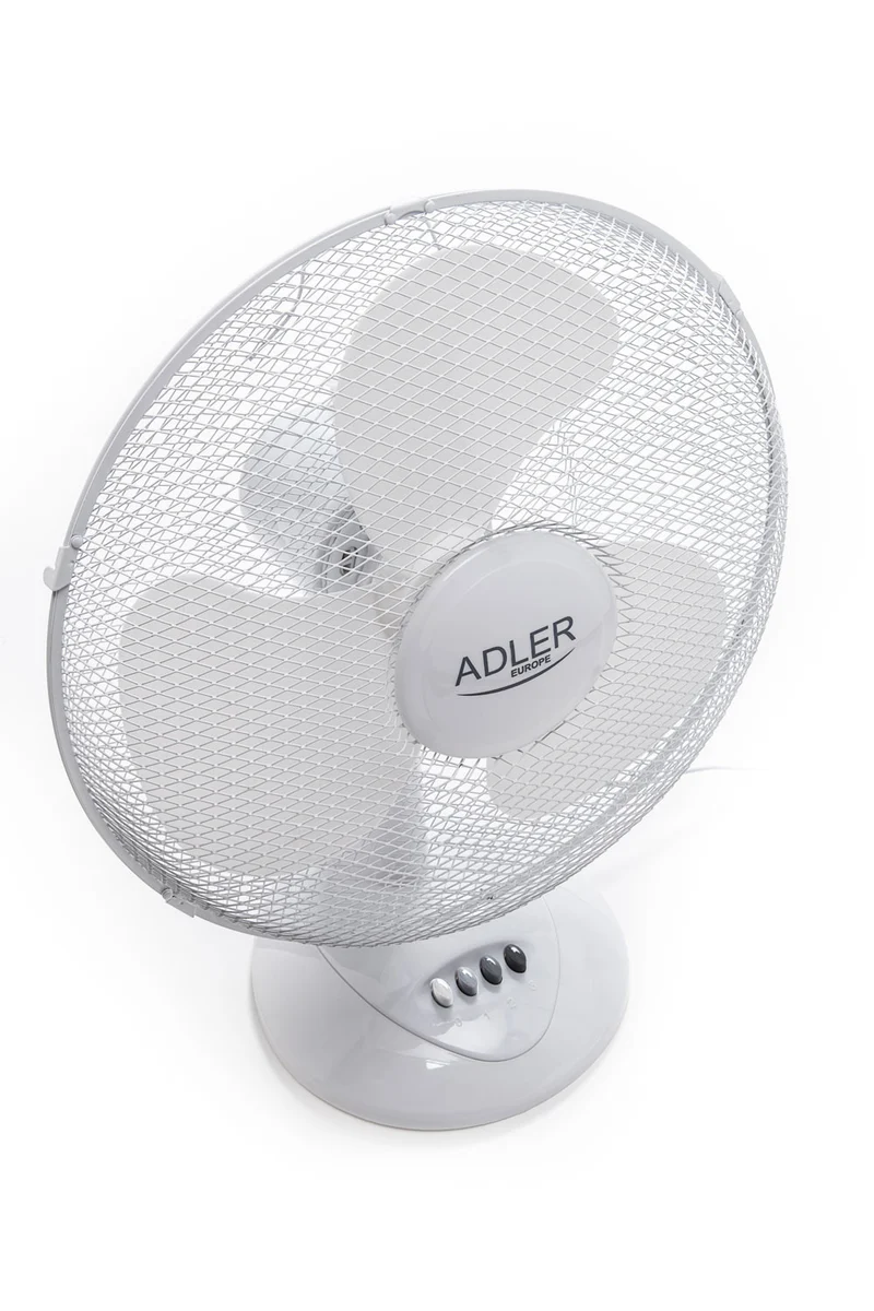 Adler AD 7304 Schreibtischventilator D40cm weiß, 90W