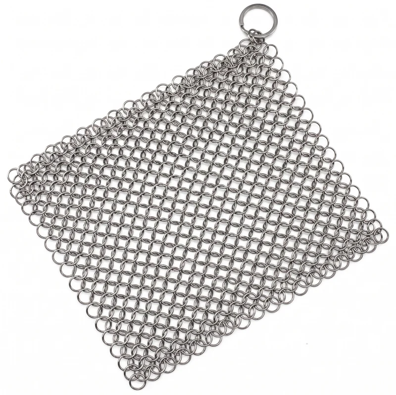 Keij Kamado Gusseisen Scrubber - Edelstahl Reinigungs-kette