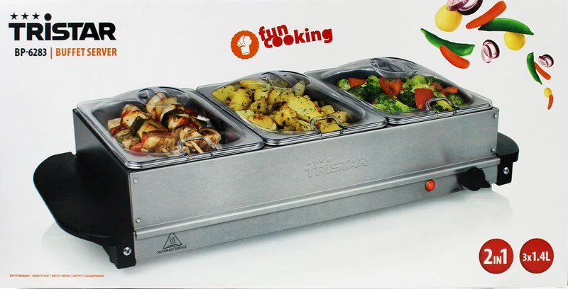 Tristar BP-6283 Buffet-Servierer inkl. Deckel 200W