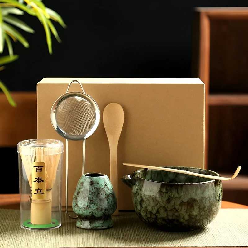 Matcha Keramiekset - Traditionele Theeceremonie | 6 Delen