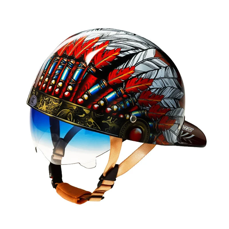 Motorfiets Baseballhelm - DOT-goedgekeurd