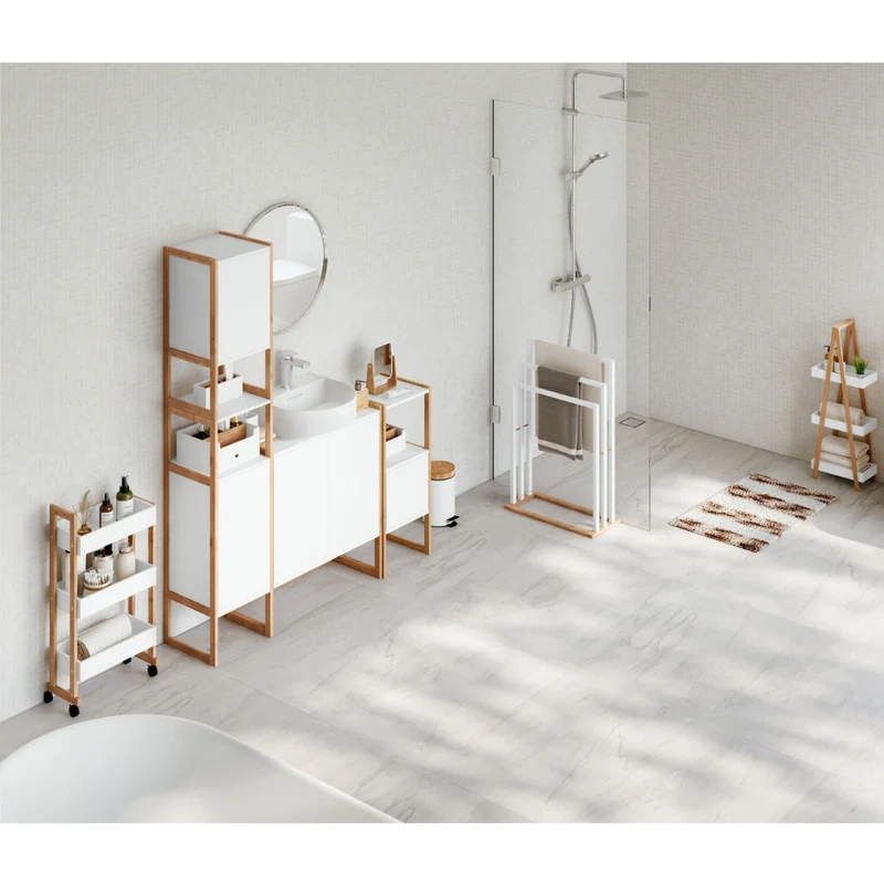 houten trolley badkamer of keuken Five®
