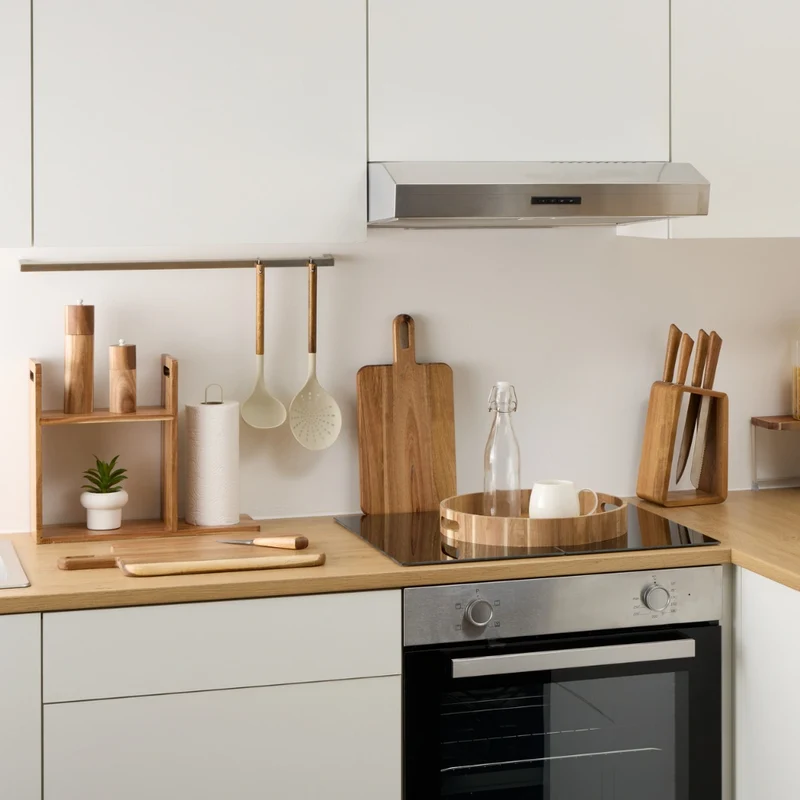 Rond Acaciahouten dienblad Five®