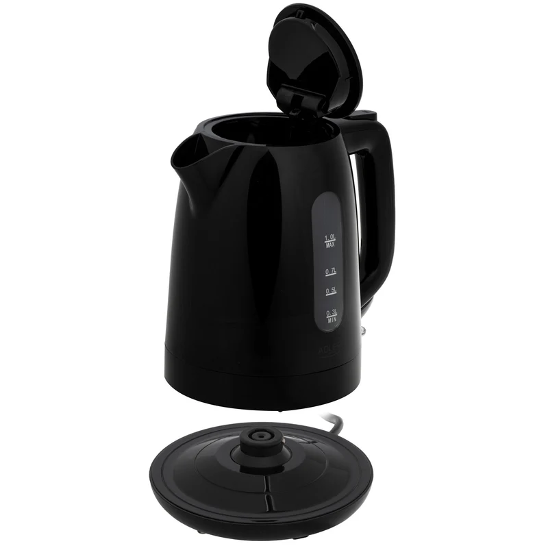 Adler AD 1380b Wasserkocher Kunstoff 1,0 l Schwarz