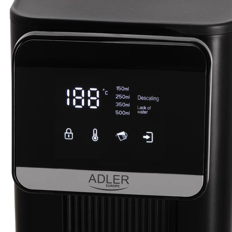 Adler AD 1357 Heißwasserspender schwarz