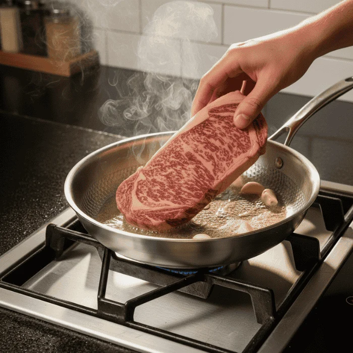 TITAN-PREMIUM PAN – Hoogwaardige titanium pan zonder coating voor alle kookplaten