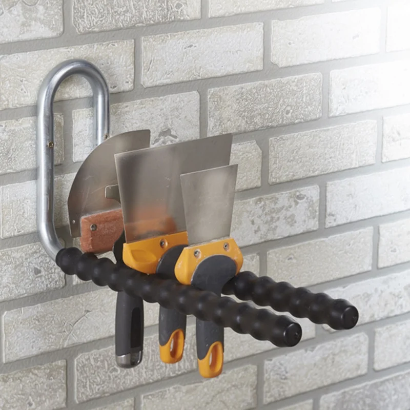 Doppelhaken mit gerippter Anti-Rutsch-Hülle 40 cm tief Mottez
