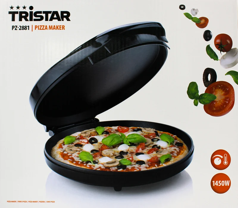 Tristar PZ-2881 Pizza Maker/Pizza-Ofen D30cm 1450W schwarz
