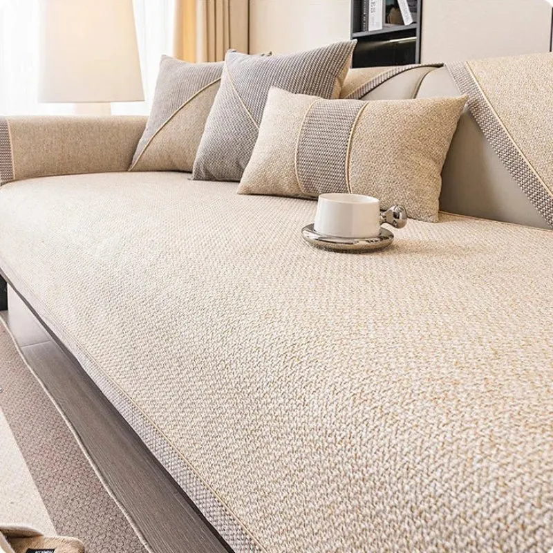 NATURWEFT – Antislip Katoen-Linnen Sofahoes voor alle seizoenen