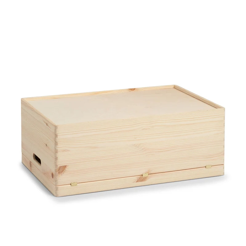 Holzkiste mit Deckel 60x40x24 cm Zeller