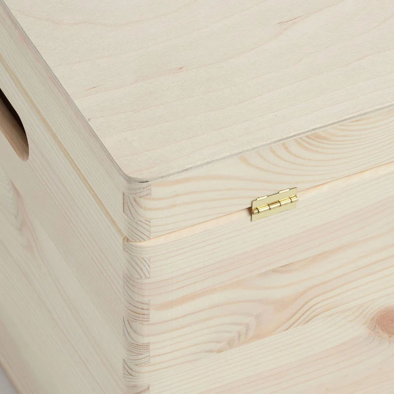 Holzkiste mit Deckel 60x40x24 cm Zeller