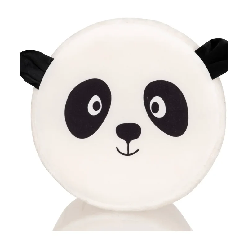 Panda Spielzeugkorb und Pouf mit Deckel Atmosphera