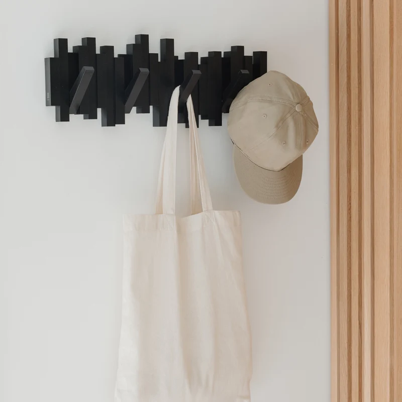 Design-Garderobe Klapphaken schwarz UMBRA