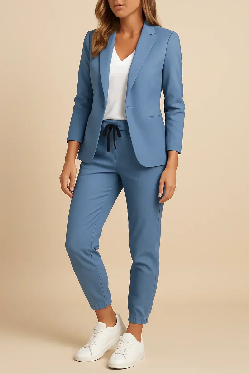 Anastazia | elegante set met jas en broek