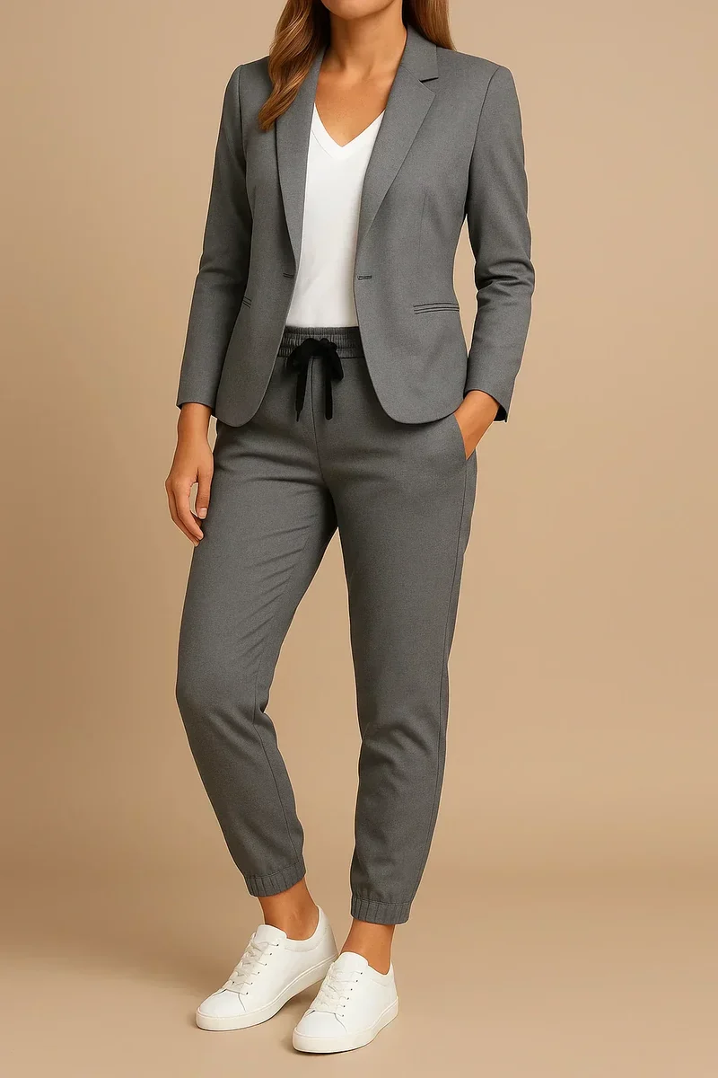 Anastazia | elegante set met jas en broek