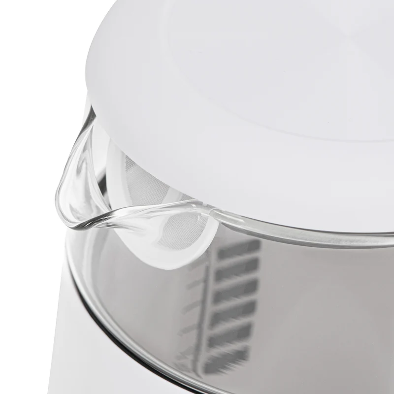 Adler AD 1305ws Wasserkocher 1,7L mit Temperatureinstellung weiß / silber