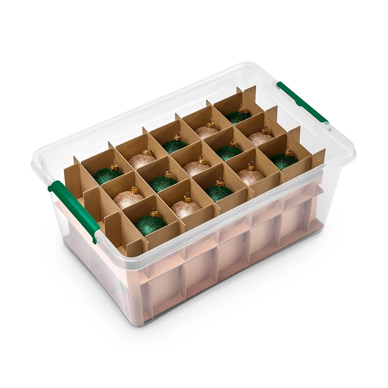 Aufbewahrungsbox 30 Weihnachtskugeln Orplast