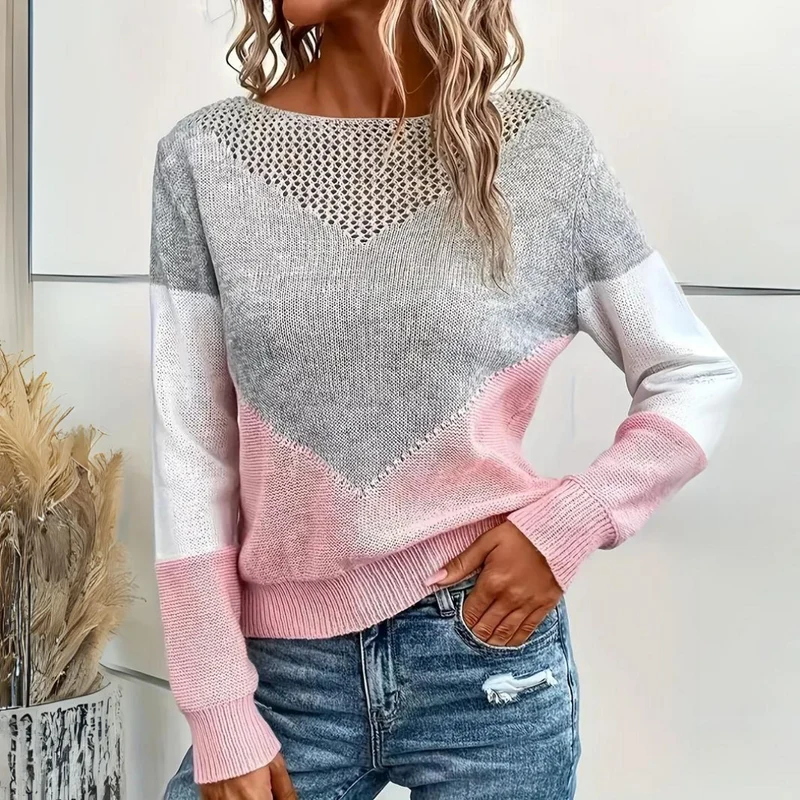 Anna | Dames Casual Los Gesneden Trui