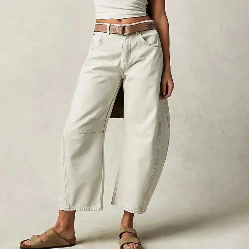 Hanna | Dames High-Waist Jeans met losse pasvorm