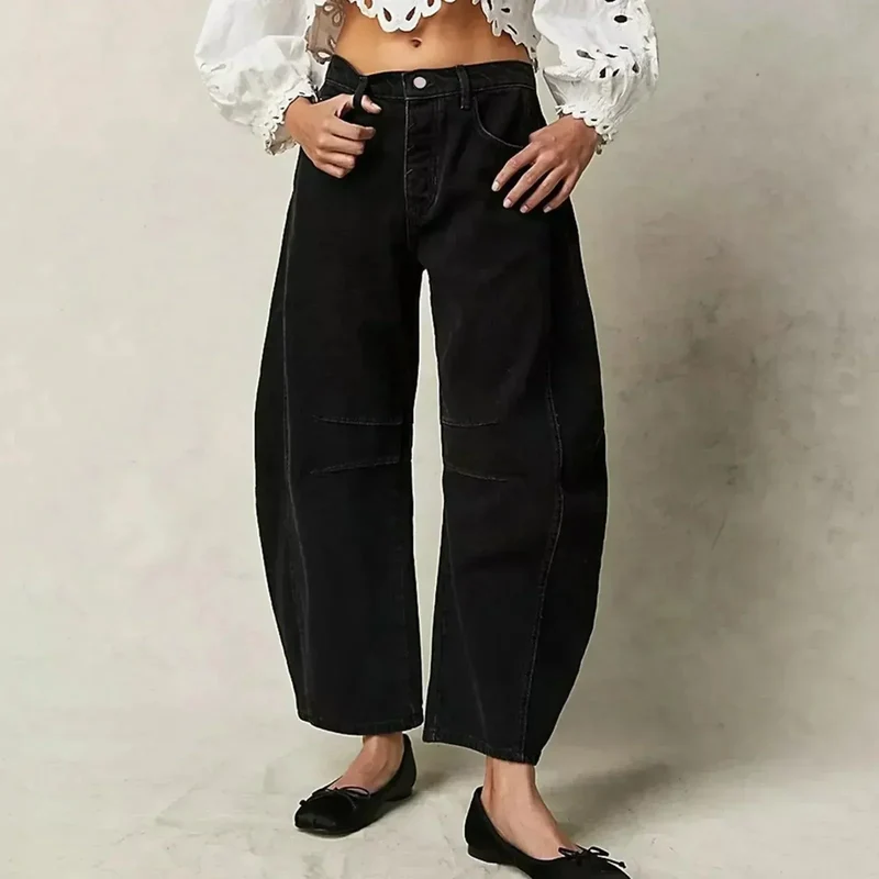 Hanna | Dames High-Waist Jeans met losse pasvorm