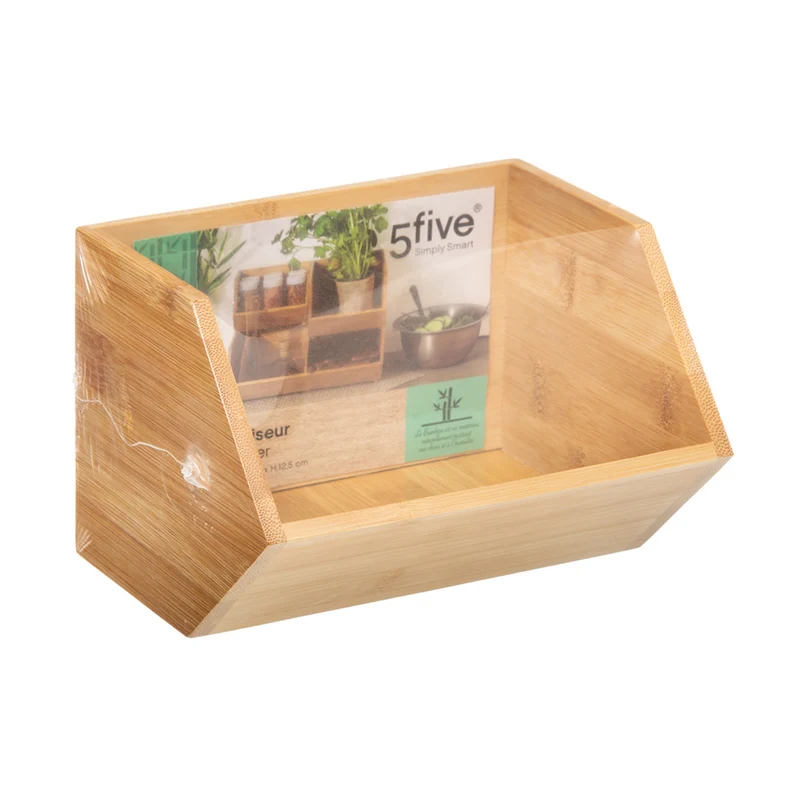 Aufbewahrungsbox aus Bambus 17,5x15,5x12,5 cm Five®