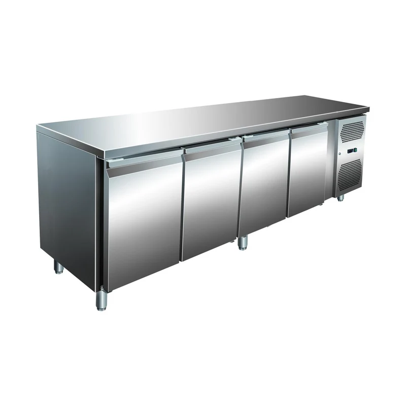 VIP Kühltisch mit 4 Türen -2 bis +8°C 2.230x600x860 mm