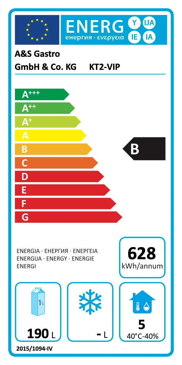 VIP Kühltisch mit 2 Türen -2 bis +8°C 1.360x700x860 mm