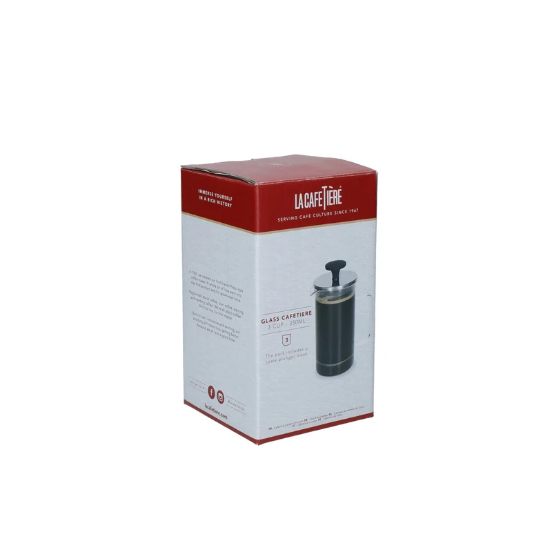 La Cafetiere Cafetiere Glas 350 ml / 3-Tassen - Stempelkanne