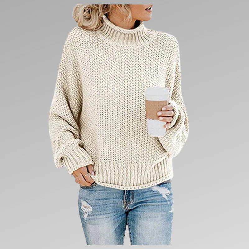 Natascha | Dames Losse Breipullover voor de Winter
