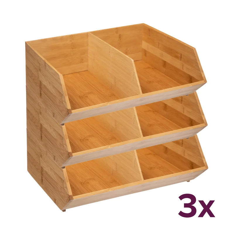 Aufbewahrungsbox aus Bambus 35x31x12,5 cm Five®