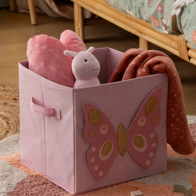 Aufbewahrungskorb Kinderzimmer Schmetterlings Atmosphera