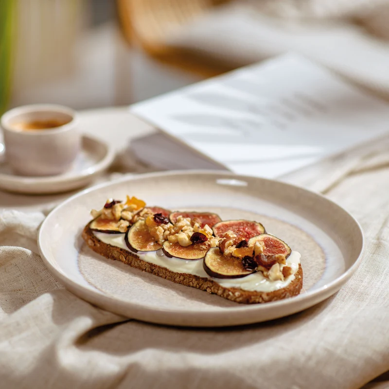 Villeroy & Boch Frühstücksteller / Dessertteller Perlemor Sand - ø 24 cm