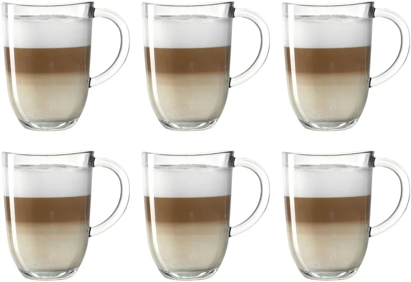 Leonardo Latte Macchiato Gläser Napoli 380 ml - 6 Stück - Hitzebeständig