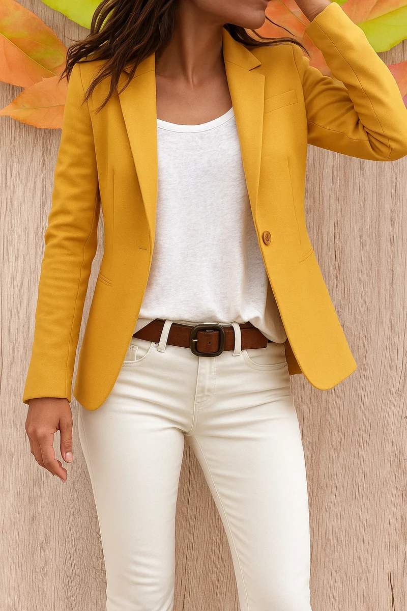 Annika | Dames Kantoorjasje Figurensluitend Blazer