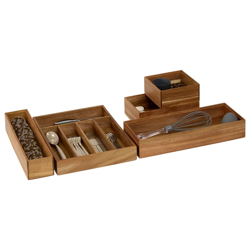 Bestekbak Acacia hout Five®