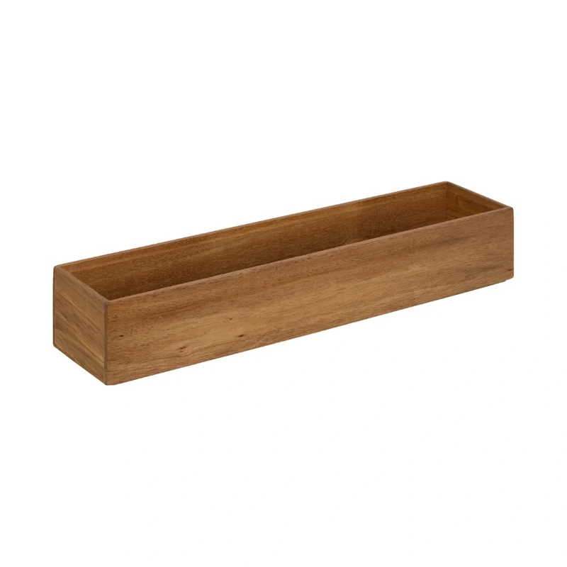 Schubladentabletts aus Akazienholz, 7 cm hoch, Five®