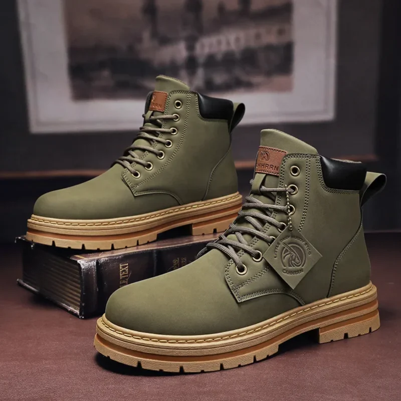 Timber™ Comfortabele Heren Veterschoenen – Robuuste, Warme & Waterafstotende Schoenen voor Elke Dag