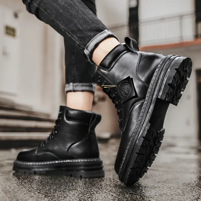 Timber™ Comfortabele Heren Veterschoenen – Robuuste, Warme & Waterafstotende Schoenen voor Elke Dag