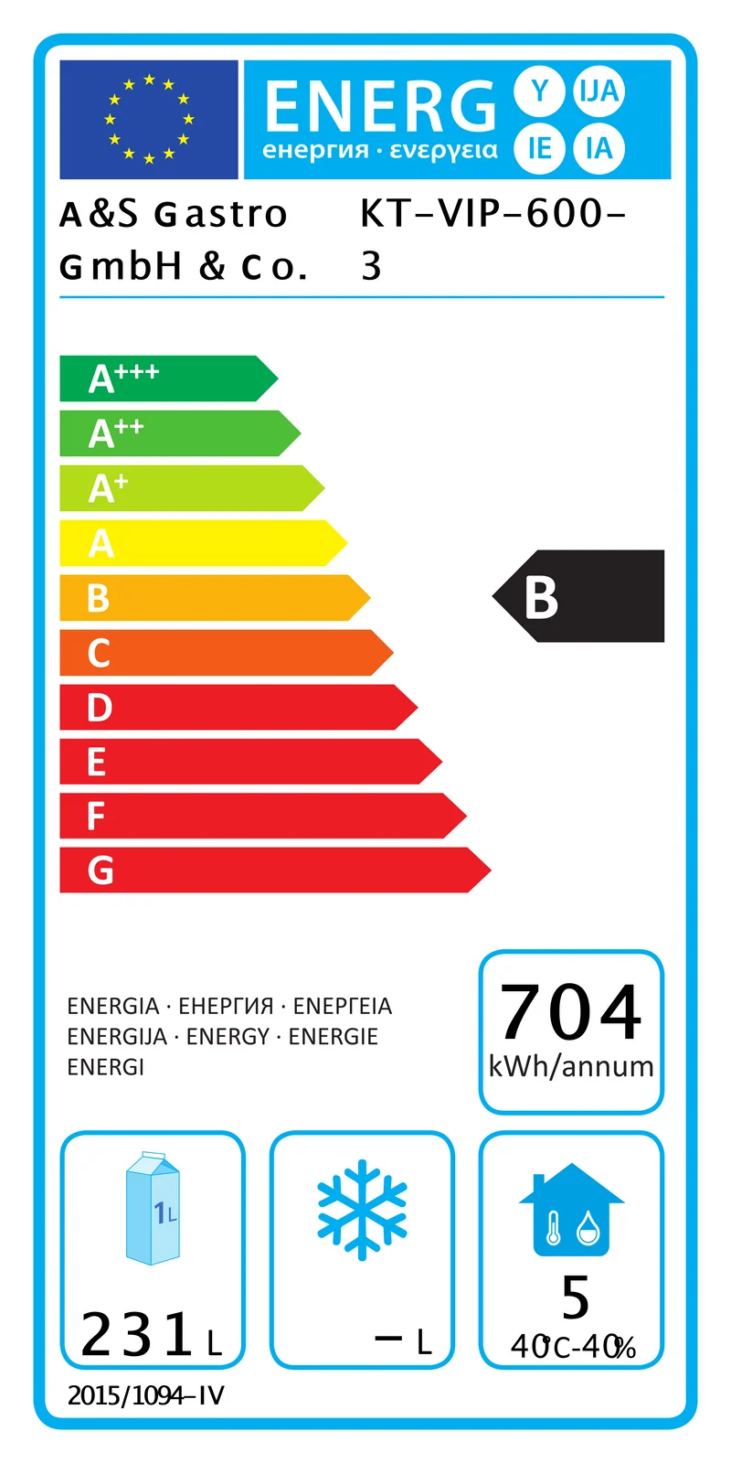 VIP Kühltisch mit 1x 2 Schubladen und 2 Türen -2 bis +8°C 1.795x600x860 mm