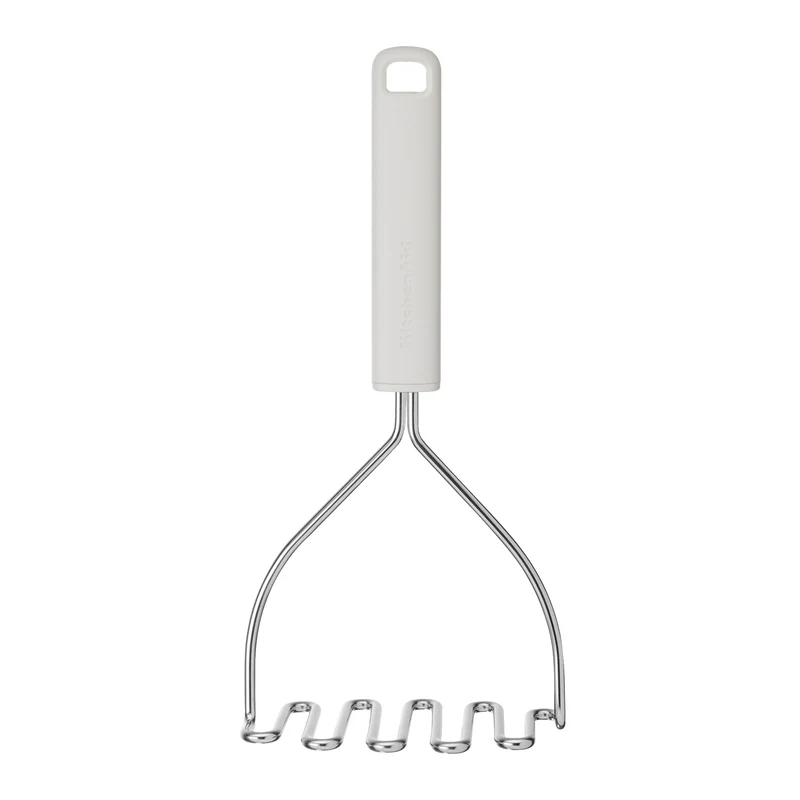 KitchenAid Kartoffelstampfer Classic Porzellanweiß Edelstahl 25,5cm - Püree