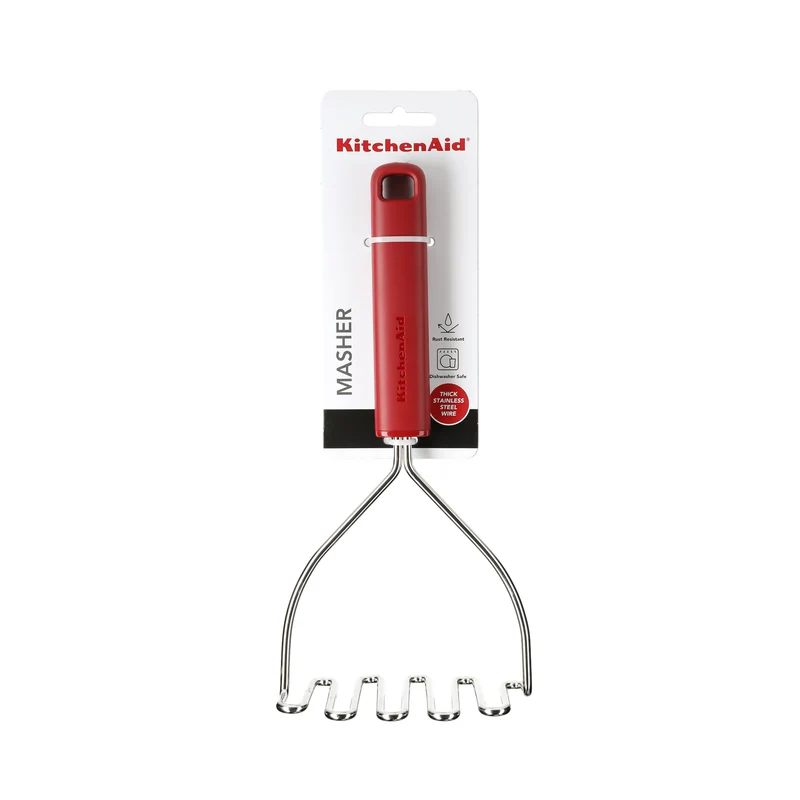 KitchenAid Kartoffelstampfer Classic Kaiserrot Kunststoff 25,5cm - Püree