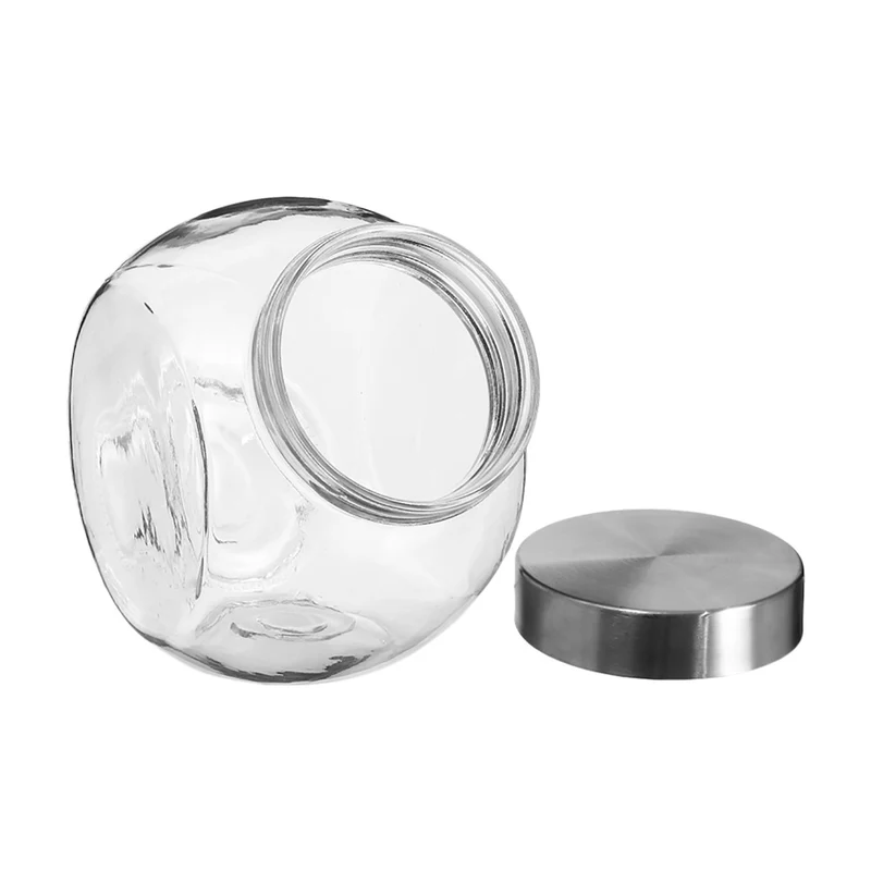 Vorratsdose Glas 1,5 Liter mit Metalldeckel Five®