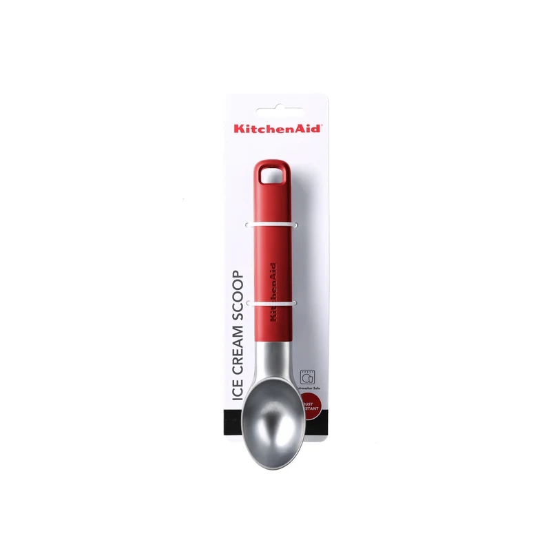 KitchenAid Eisportionierer Classic Kaiserrot Kunststoff 21 cm - Eiskugelheber