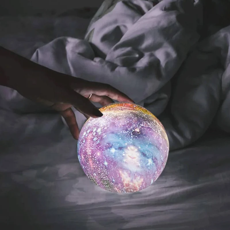 Asteria | Draadloze 3D Maanlamp