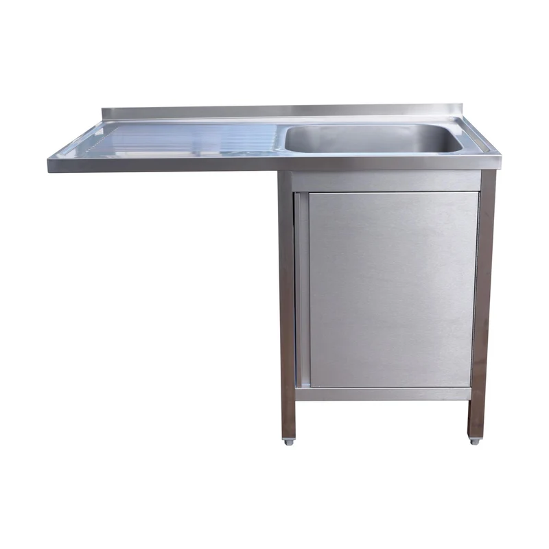 Spülzentrum 1200 x 600 x 850 mm 1 Becken rechts 600 mm Tiefe